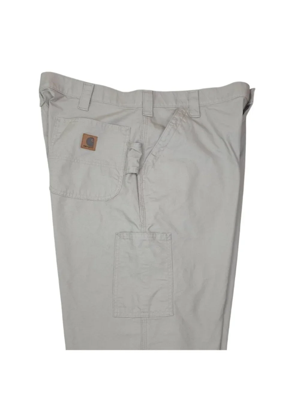 Carhartt Mens Tan Original Fit Dungaree Work Pants 40x32 100% Cotton